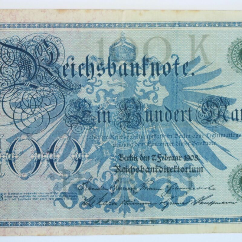 Reichsbanknote 100 Mark 1908