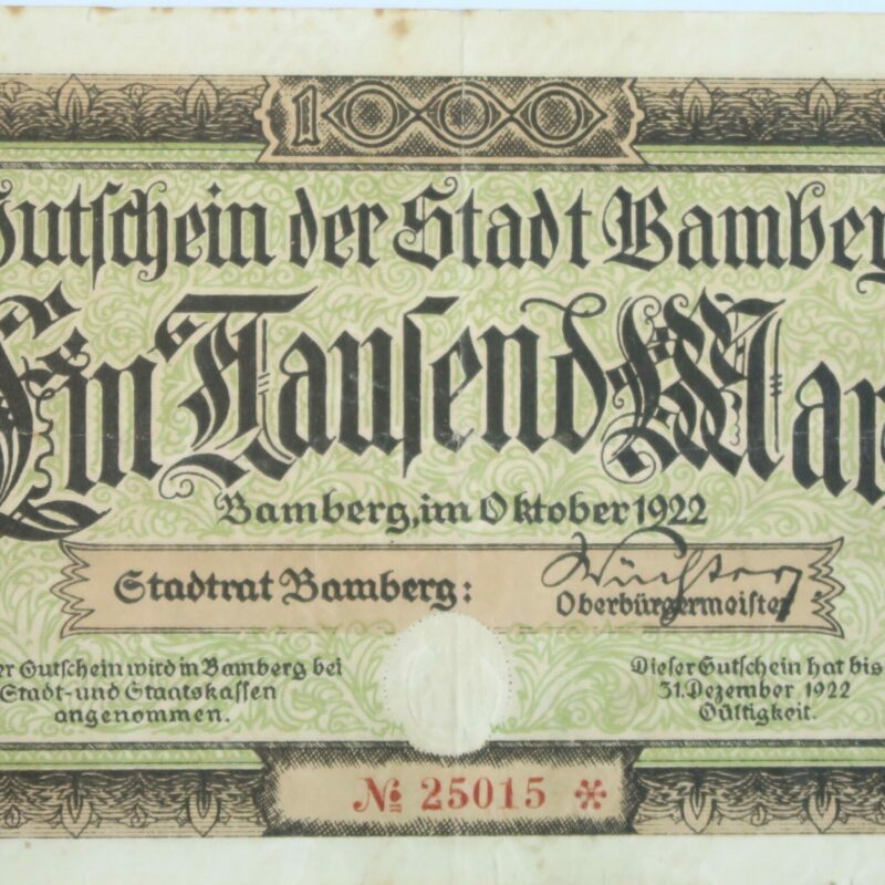 Bamberg 1000 Marks 1922