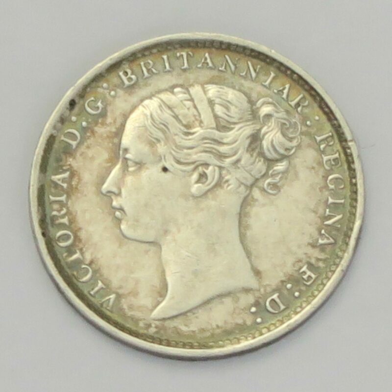 1884 Threepence EF