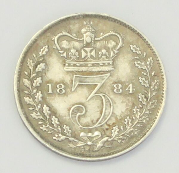 1884 Threepence EF