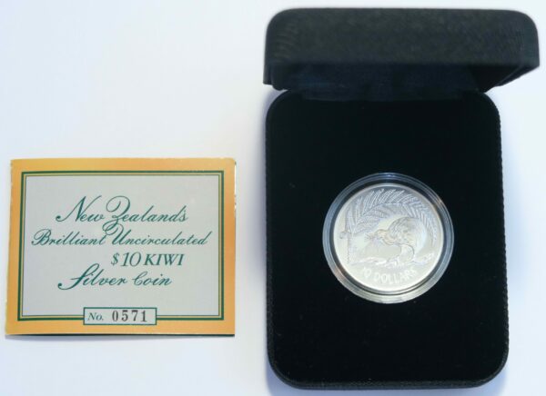 1998 $10 Silver Kiwi