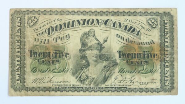 Canada 25 Cents 1870