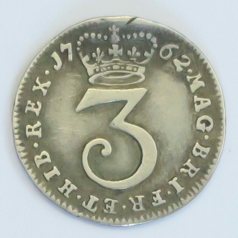George II 3 Pence 1762