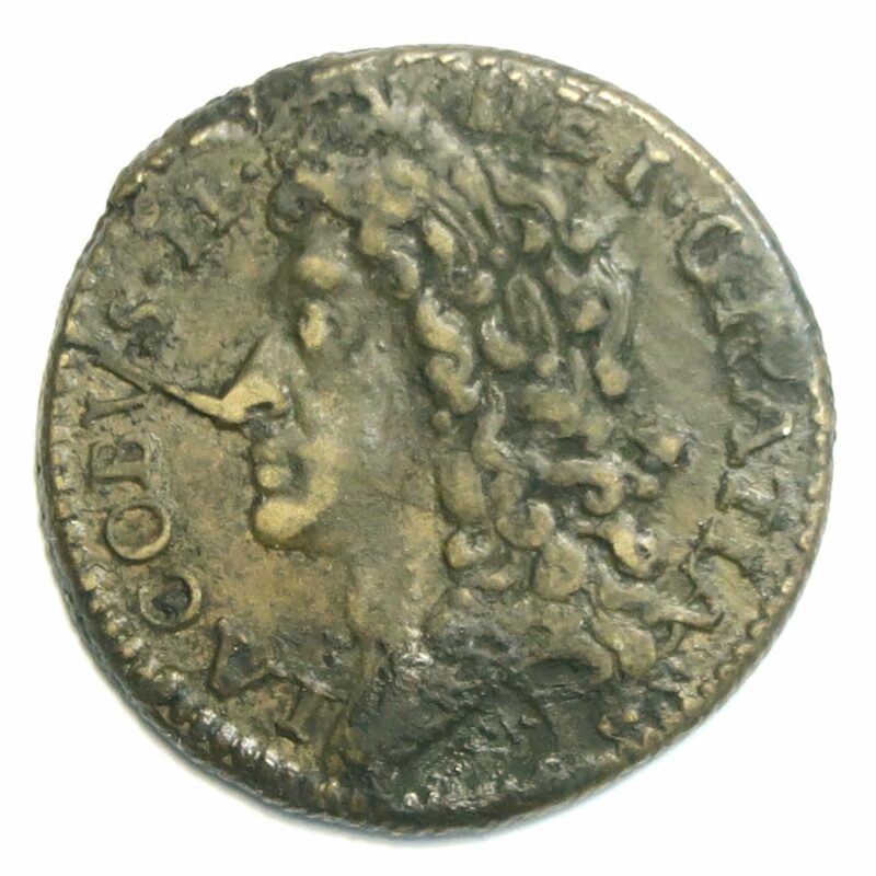 Irish "Gunmoney" Shilling 1689