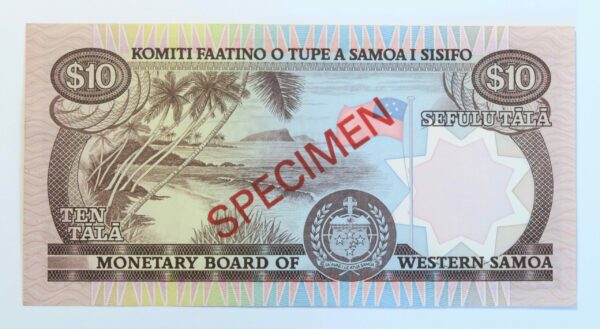 Samoa $10 Specimen