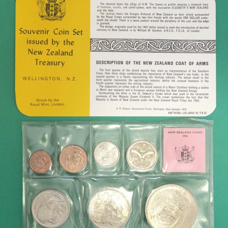 1976 Uncirculated coin set.sold