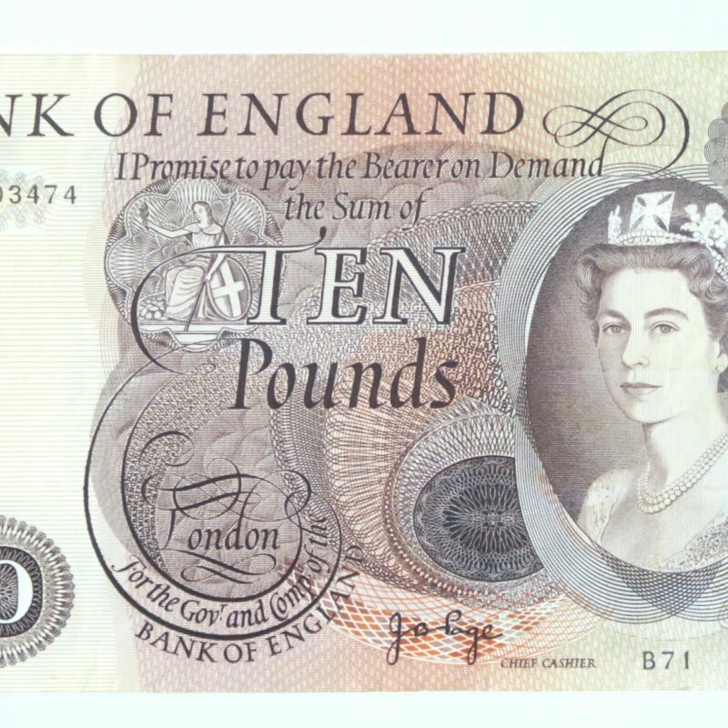 £10 English JB Page