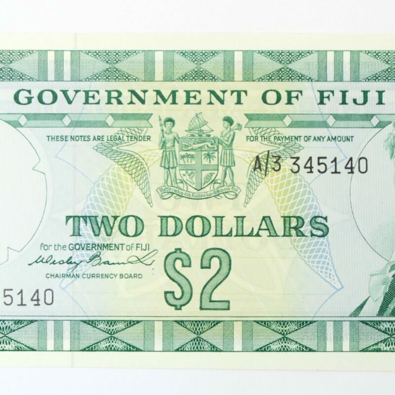 Fiji $2 1971 scarce