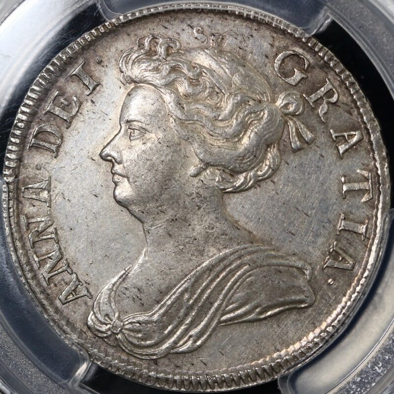 Anne Halfcrown 1708.