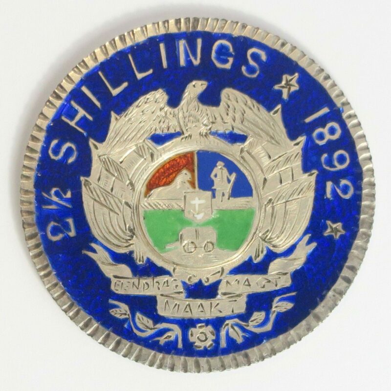 2-1/2 Shillings 1892, Enameled