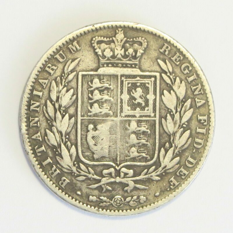 1845 Halfcrown Scarce