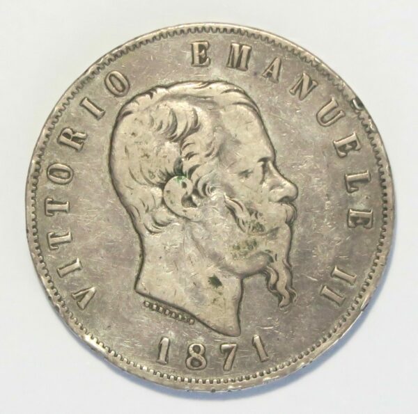 Italy 5 Lire1871M BN