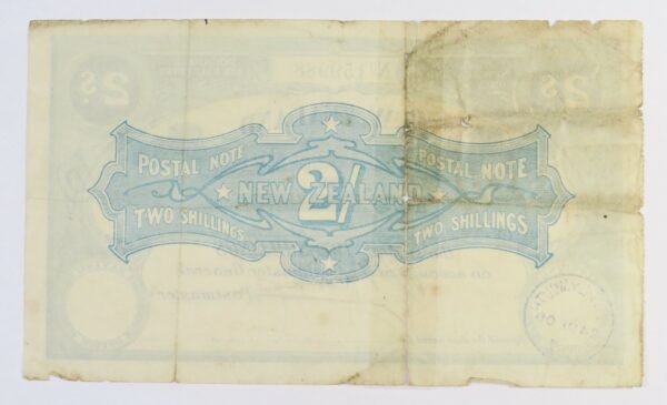 Postal Note 2/- 1908