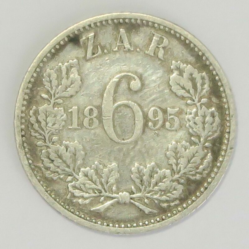 Sth Africa Sixpence 1895
