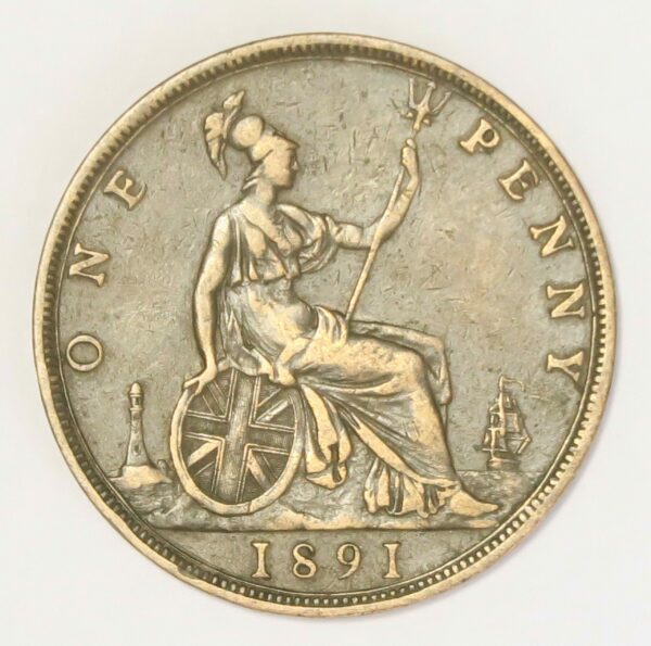 1891 Penny gFine