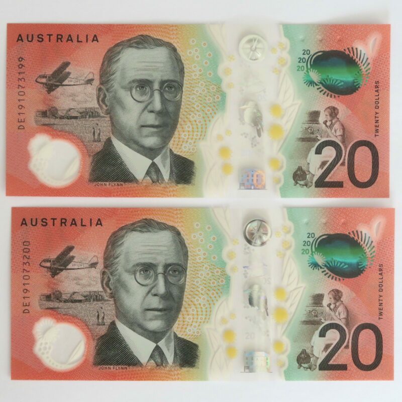 Australia Polymer $20 Pair