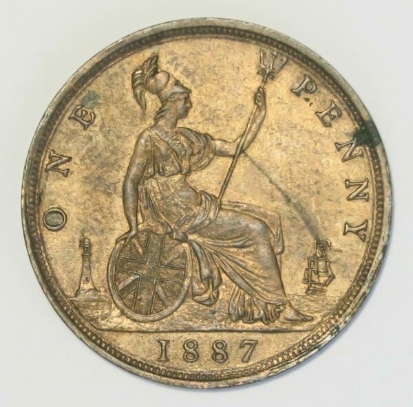 1887 Penny gEF