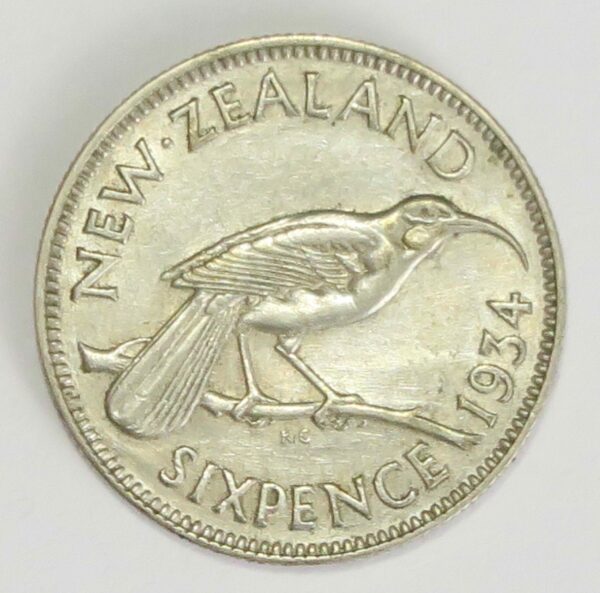 1934 Sixpence EF