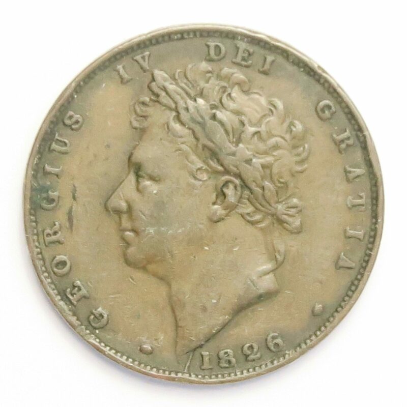 1826 Farthing VF