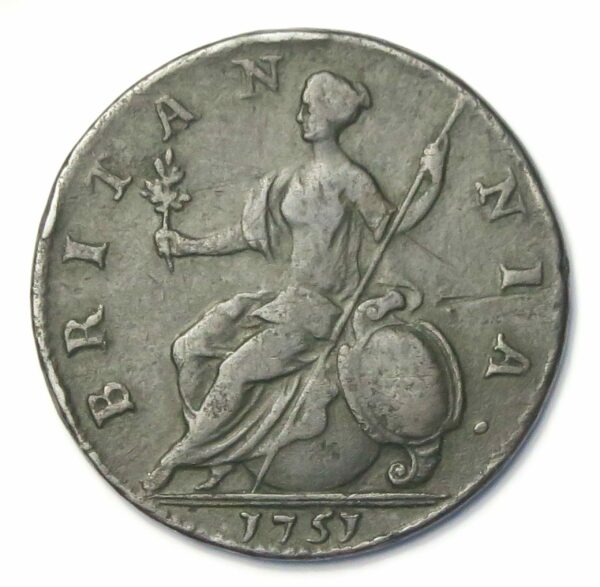 George II, Halfpenny 1851