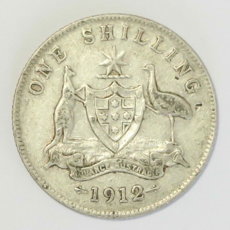 1912 Shilling Fine