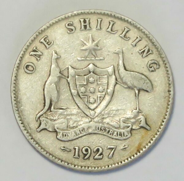1927 Shilling, fine