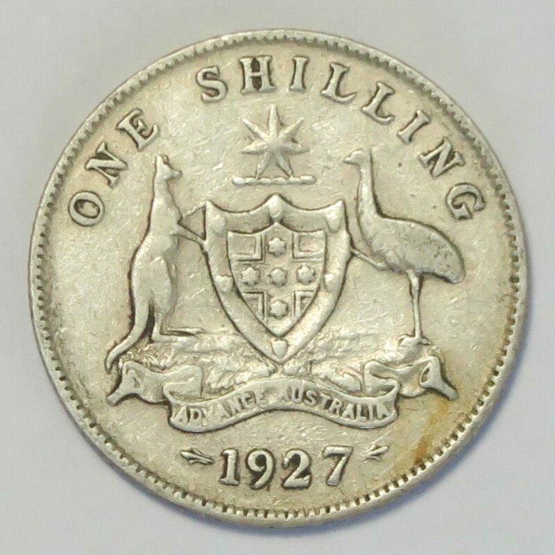 1927 Shilling, fine
