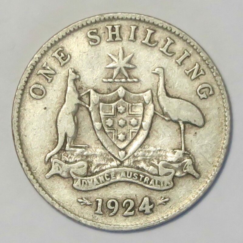 1924 Shilling, Fine