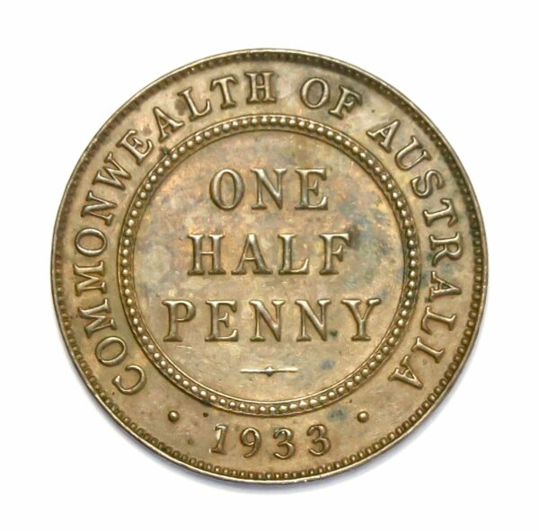 Australia Half Penny 1933
