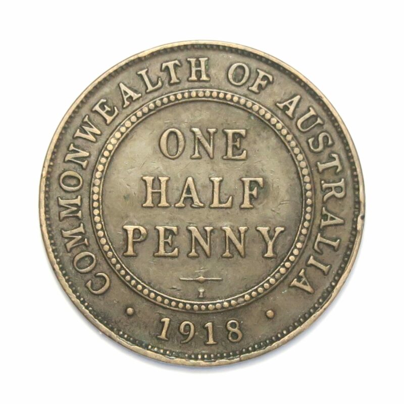 Australia Halfpenny 1918 India