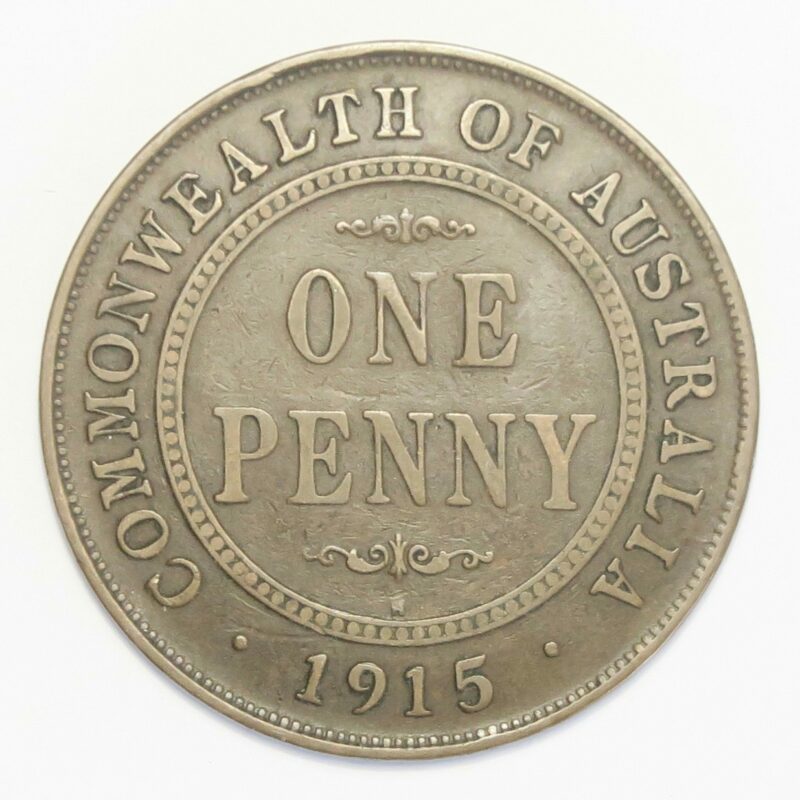 Australia 1915H, Penny, Fine