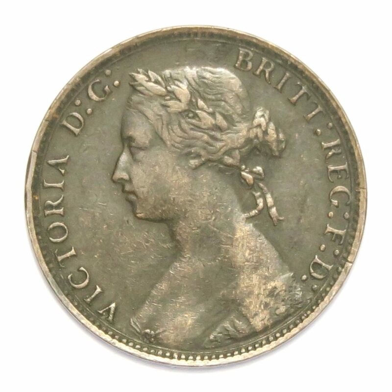 1875H Halfpenny aVF