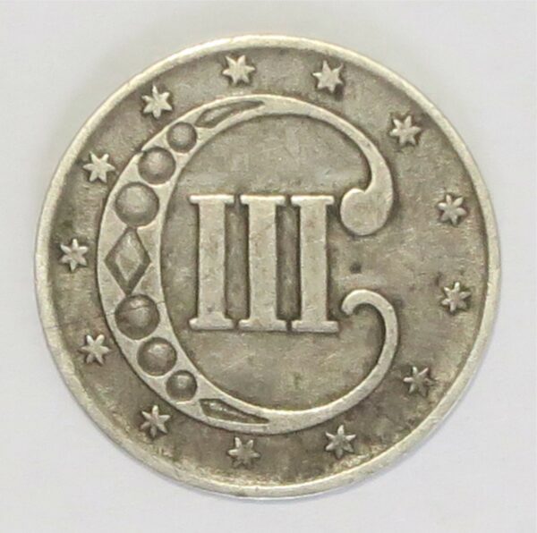 Silver 3 Cents 1852