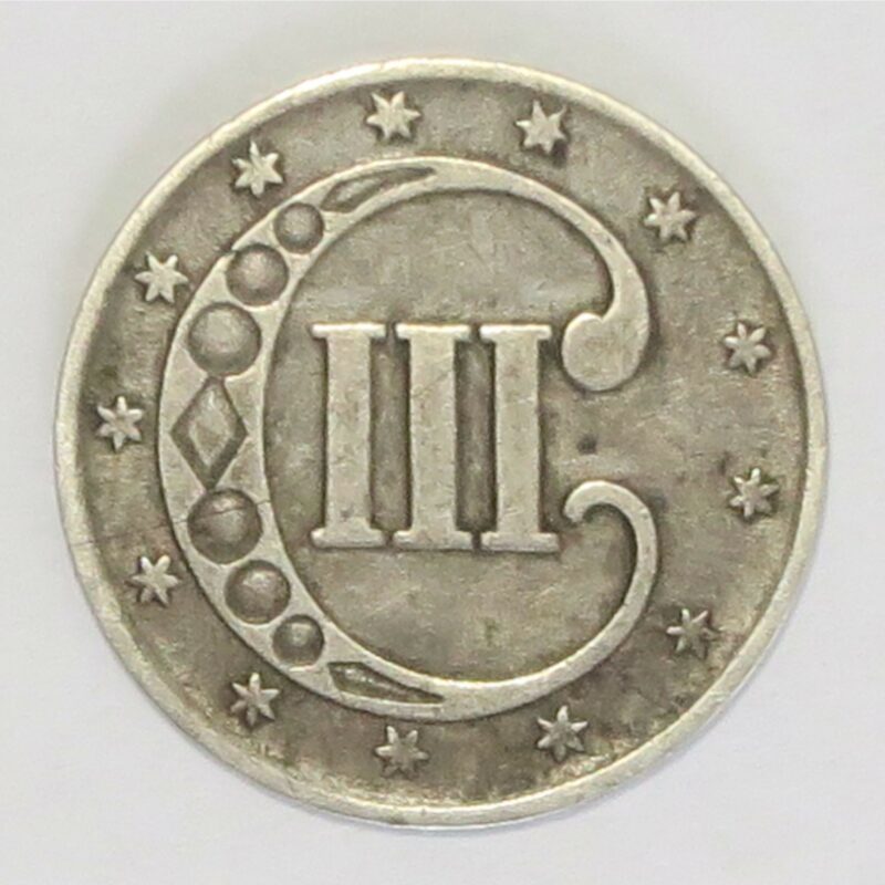 Silver 3 Cents 1852