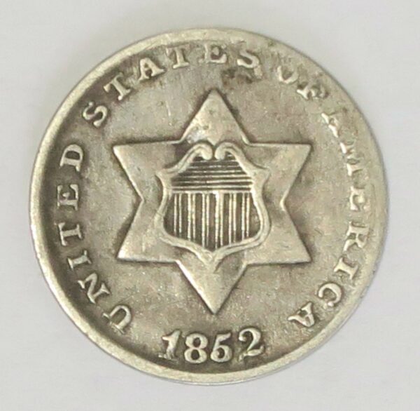 Silver 3 Cents 1852