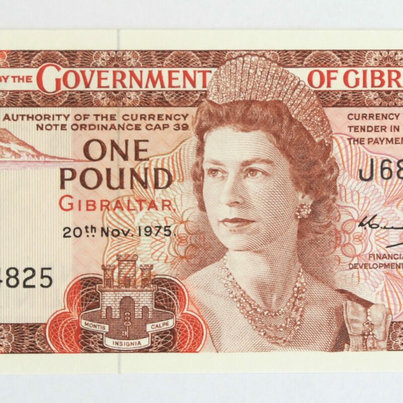 Gibraltar Pound 1975, UNC