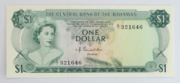 Bahamas Dollar 1974, Unc