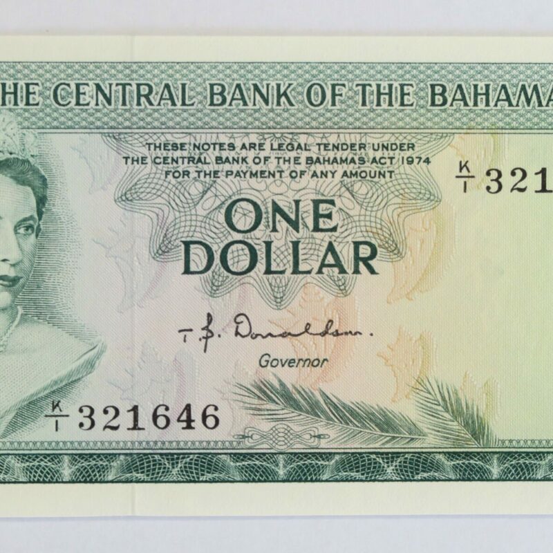 Bahamas Dollar 1974, Unc