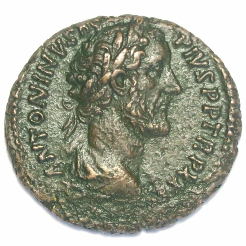 Antoninus Pius, Dupondius,rare