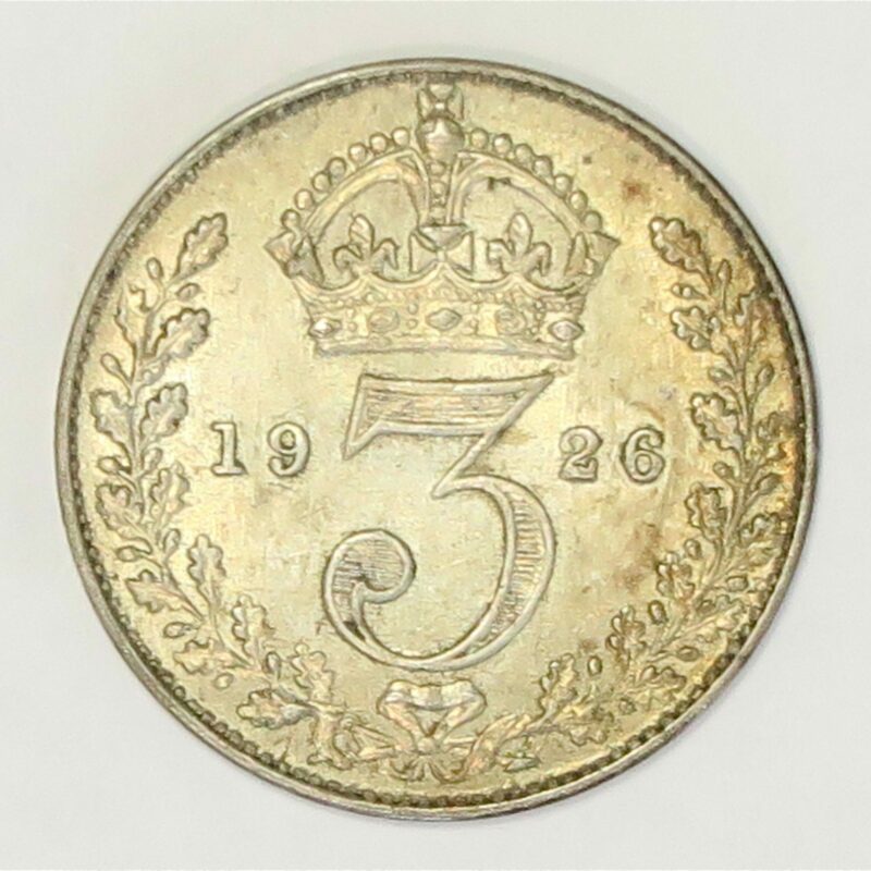 1926 Threepence aUNC