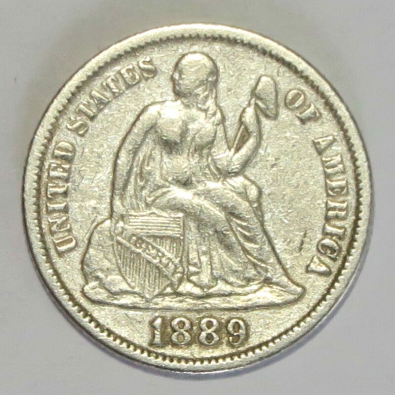 Seated Liberty Dime 189