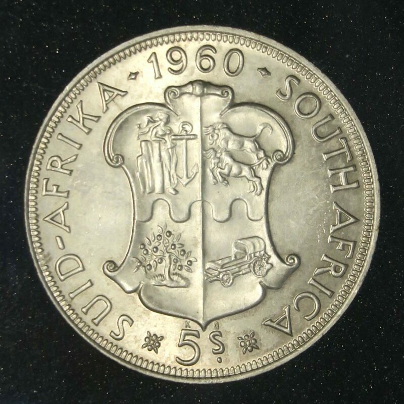 Sth Africa 5 Shillings 1960 Unc