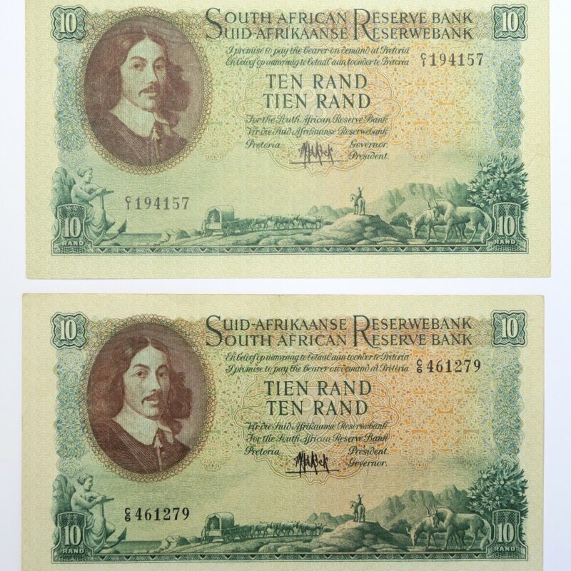 Sth Africa 10 Rand Notes