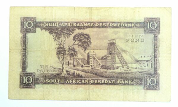 Sth Africa Ten Pounds 1955