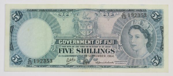 Singapore 5 Shillings 1964
