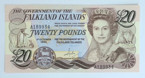 Falkland Islands £20, 1984