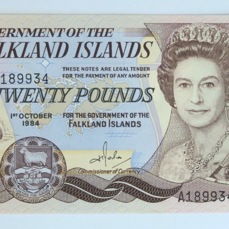 Falkland Islands £20, 1984