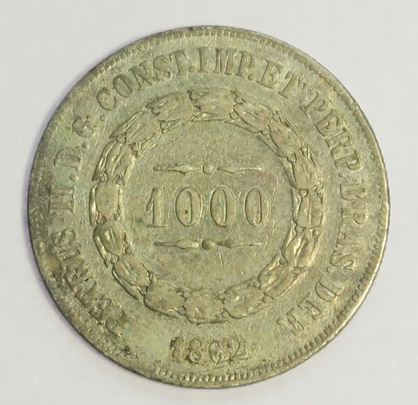 Brazil 1000 Reis 1862