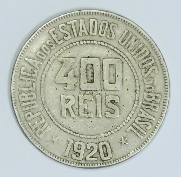 Brazil 400 Reis 1920