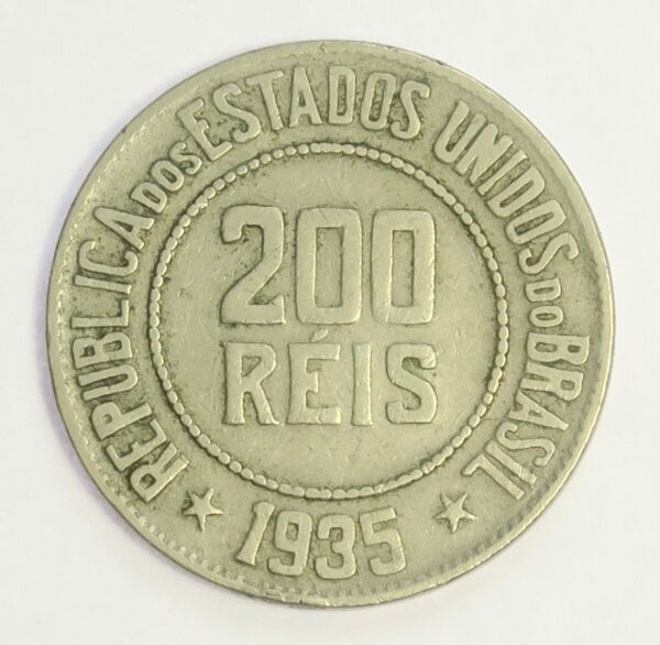 Brazil 200 Reis 1935
